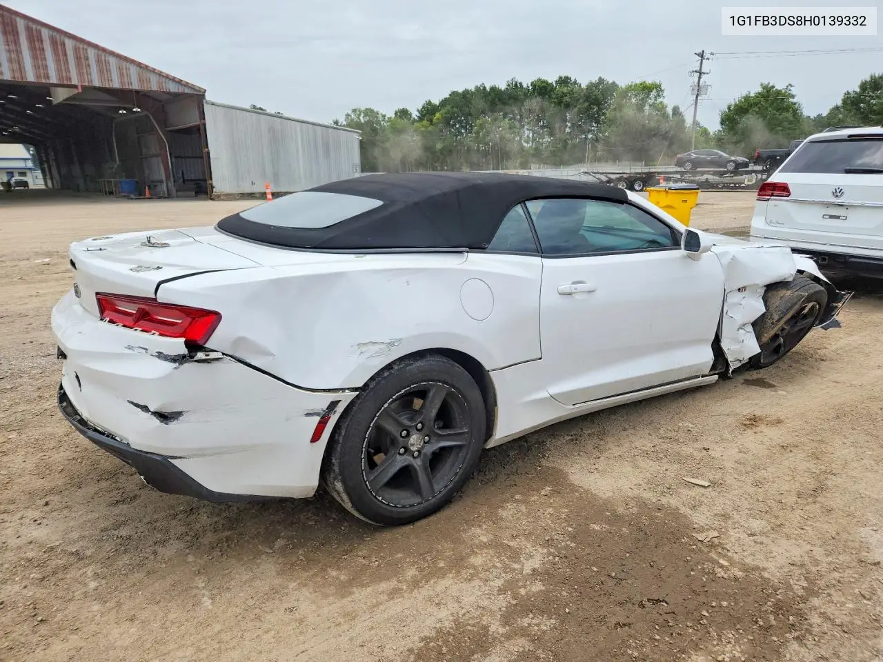 1G1FB3DS8H0139332 2017 Chevrolet Camaro Lt