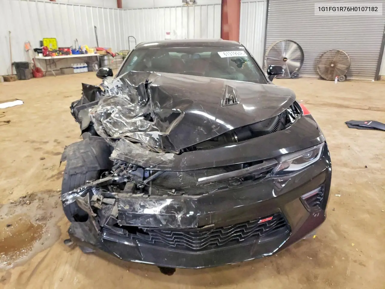 2017 Chevrolet Camaro Ss VIN: 1G1FG1R76H0107182 Lot: 61319946