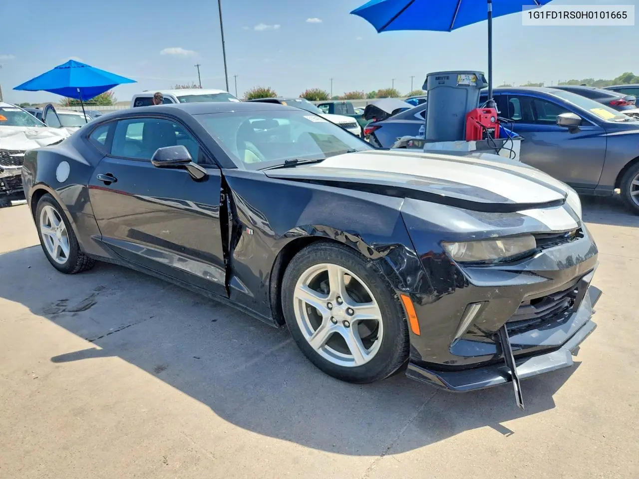 2017 Chevrolet Camaro Lt VIN: 1G1FD1RS0H0101665 Lot: 61954056