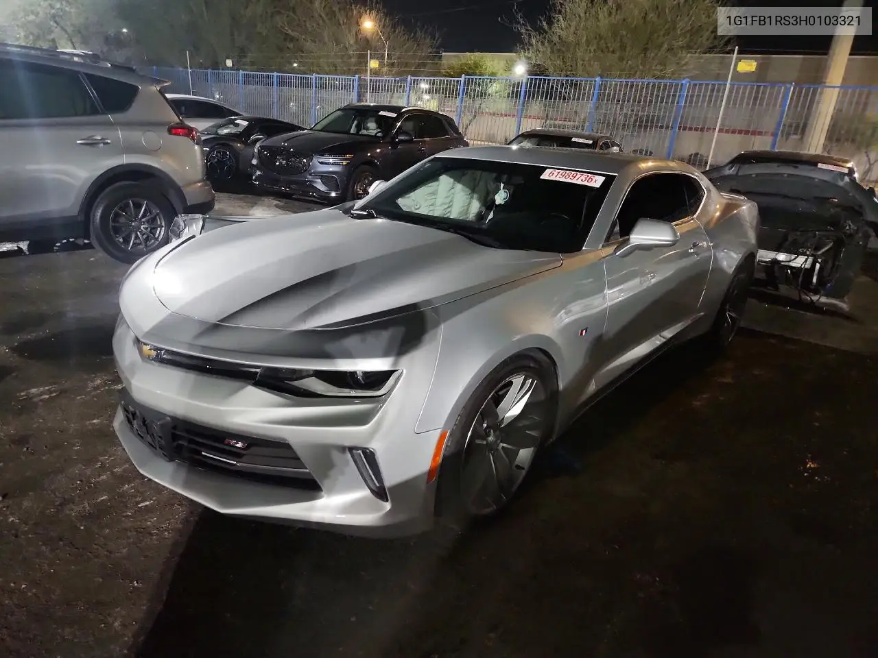 2017 Chevrolet Camaro Lt VIN: 1G1FB1RS3H0103321 Lot: 61989736