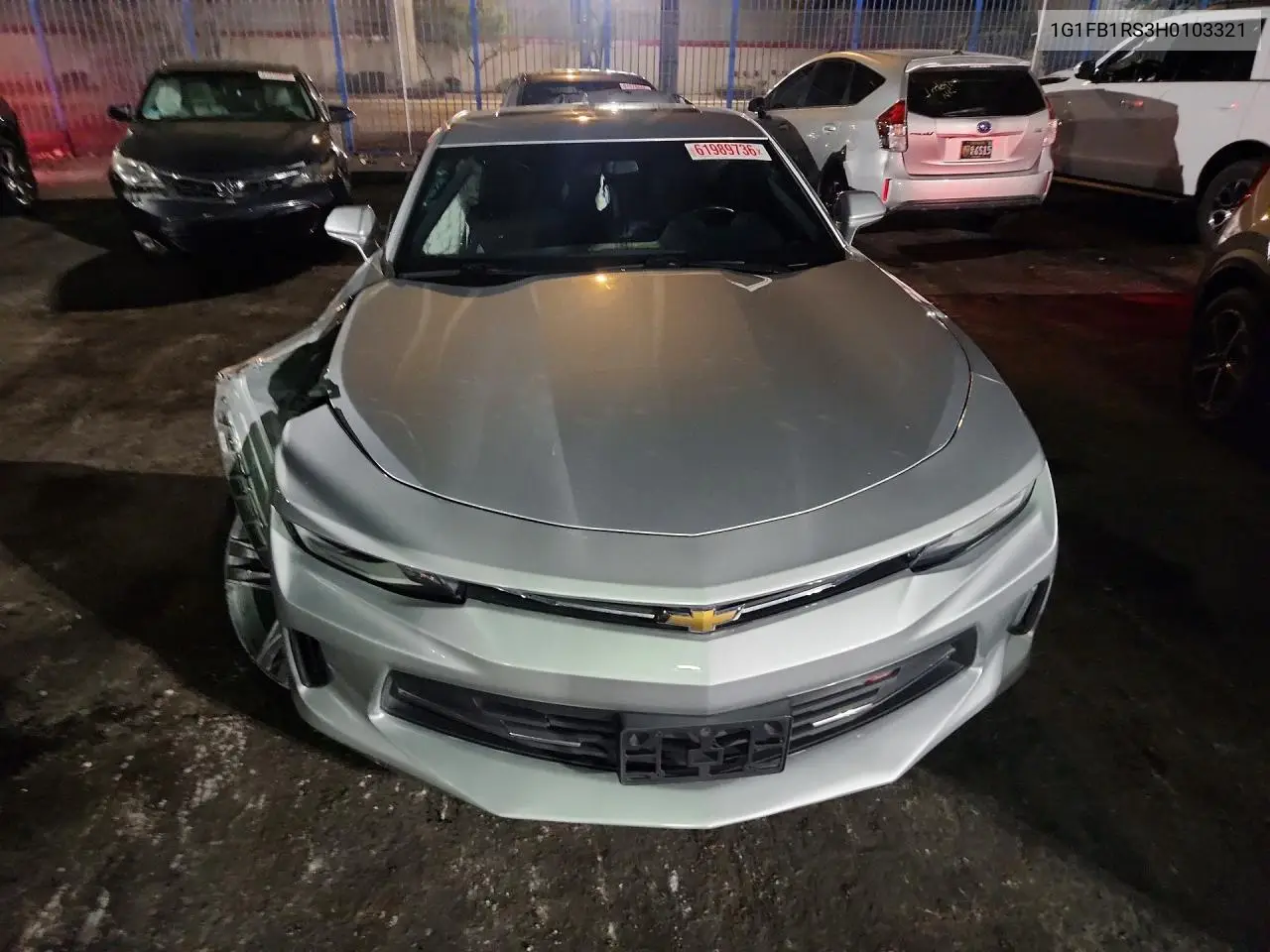 2017 Chevrolet Camaro Lt VIN: 1G1FB1RS3H0103321 Lot: 61989736