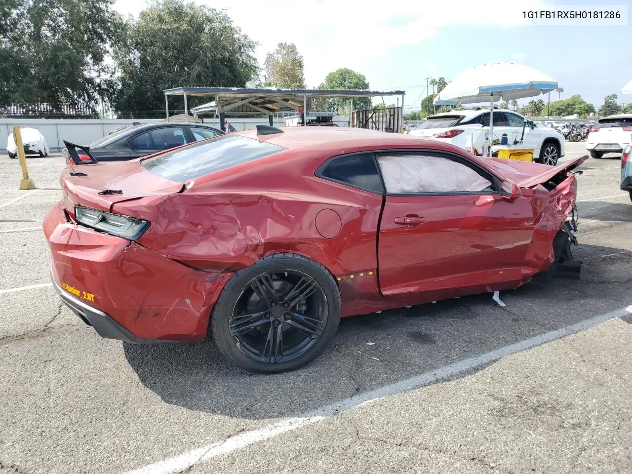 2017 Chevrolet Camaro Lt VIN: 1G1FB1RX5H0181286 Lot: 80578055