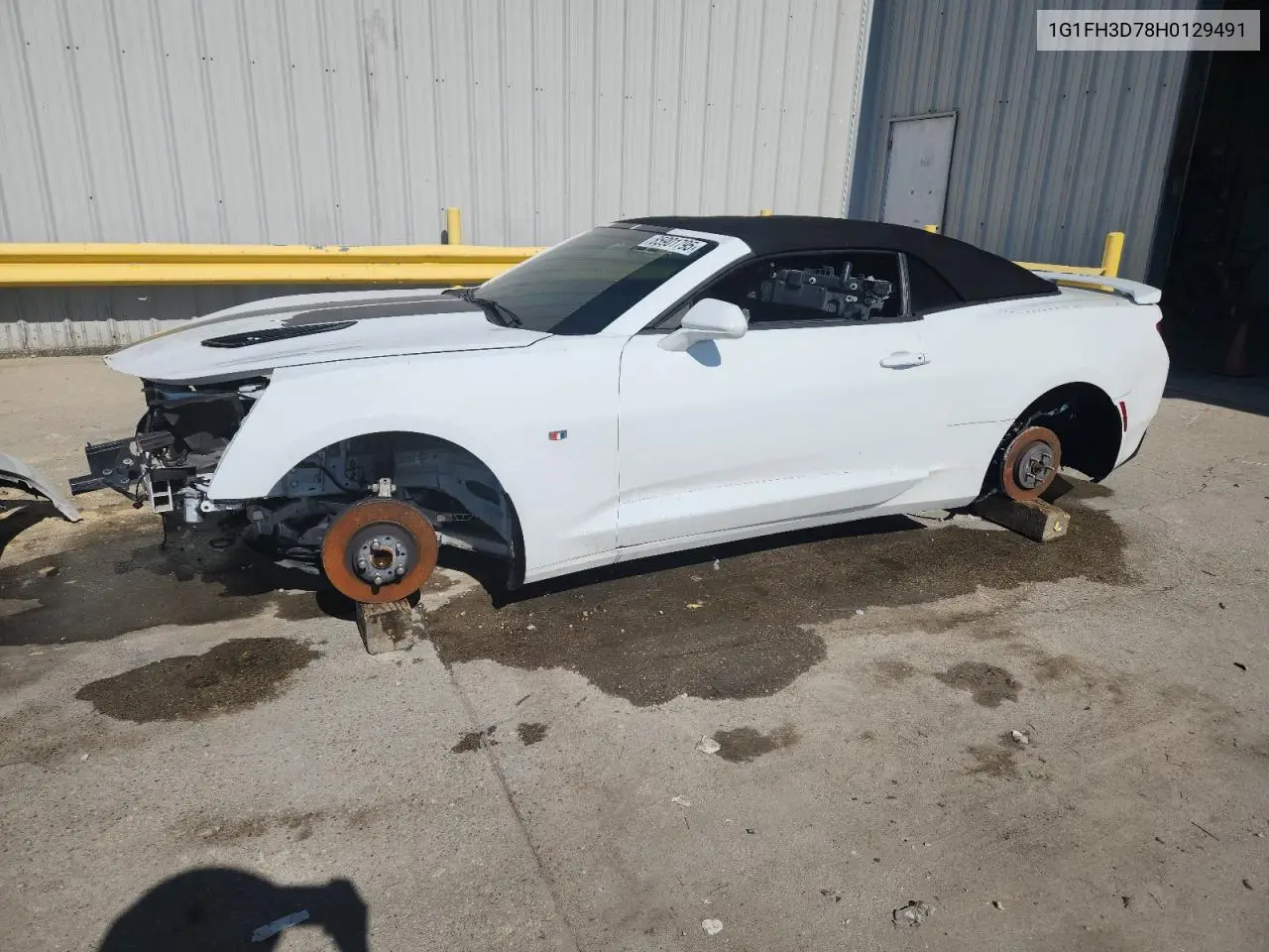 1G1FH3D78H0129491 2017 Chevrolet Camaro Ss