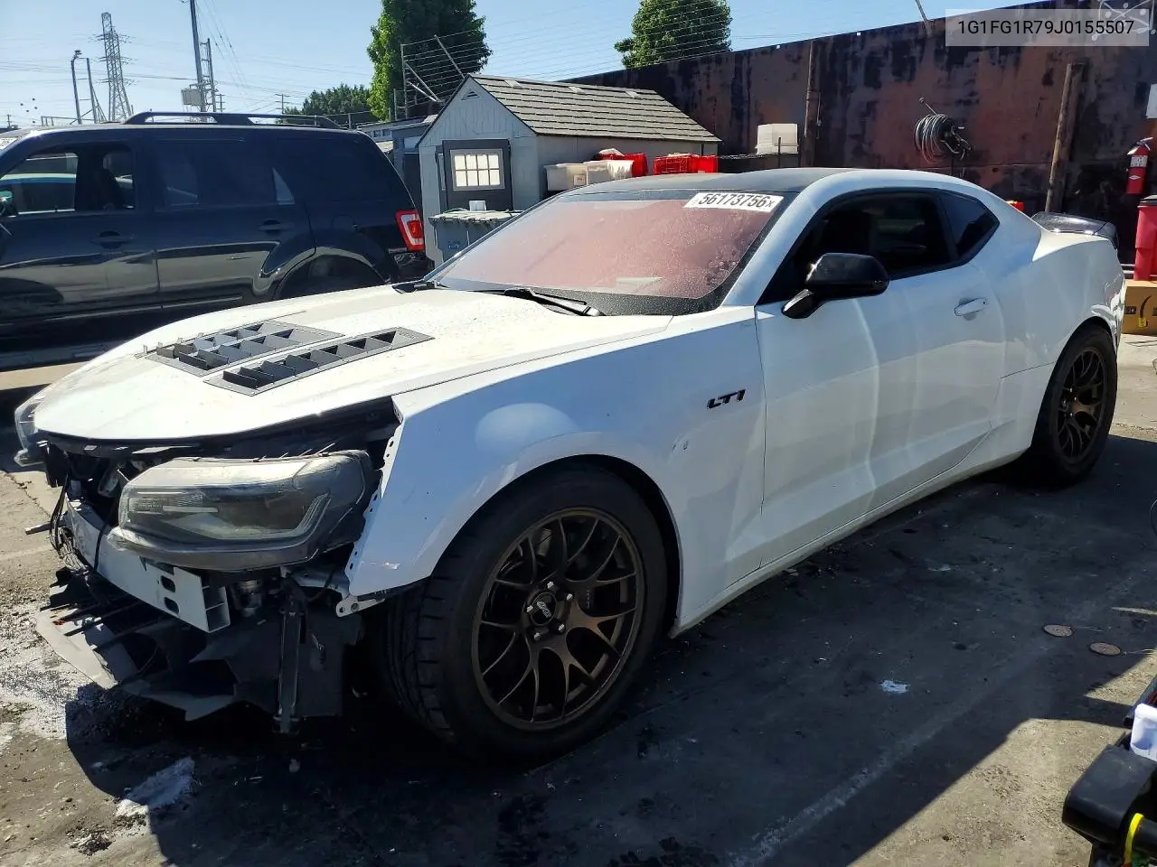 2018 Chevrolet Camaro Ss VIN: 1G1FG1R79J0155507 Lot: 56173756