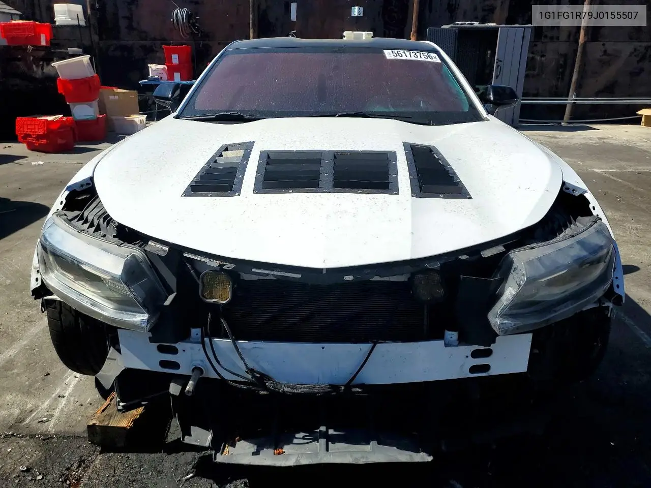 2018 Chevrolet Camaro Ss VIN: 1G1FG1R79J0155507 Lot: 56173756
