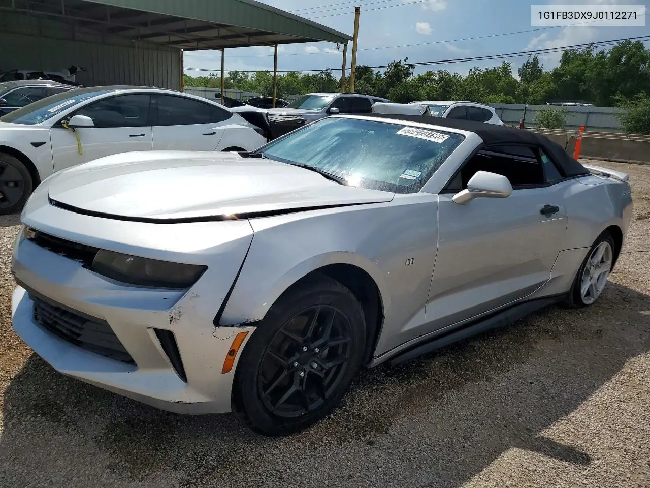 2018 Chevrolet Camaro Lt VIN: 1G1FB3DX9J0112271 Lot: 58273796