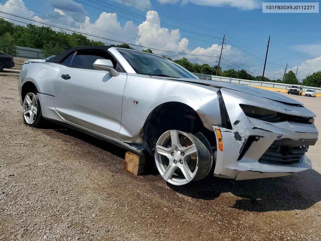 2018 Chevrolet Camaro Lt VIN: 1G1FB3DX9J0112271 Lot: 58273796