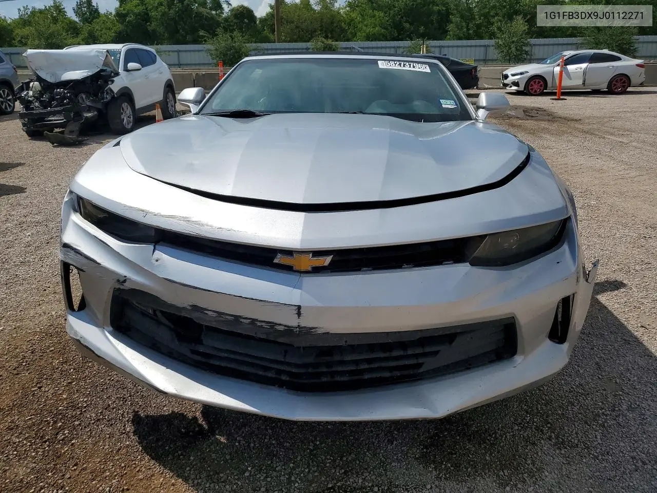 2018 Chevrolet Camaro Lt VIN: 1G1FB3DX9J0112271 Lot: 58273796