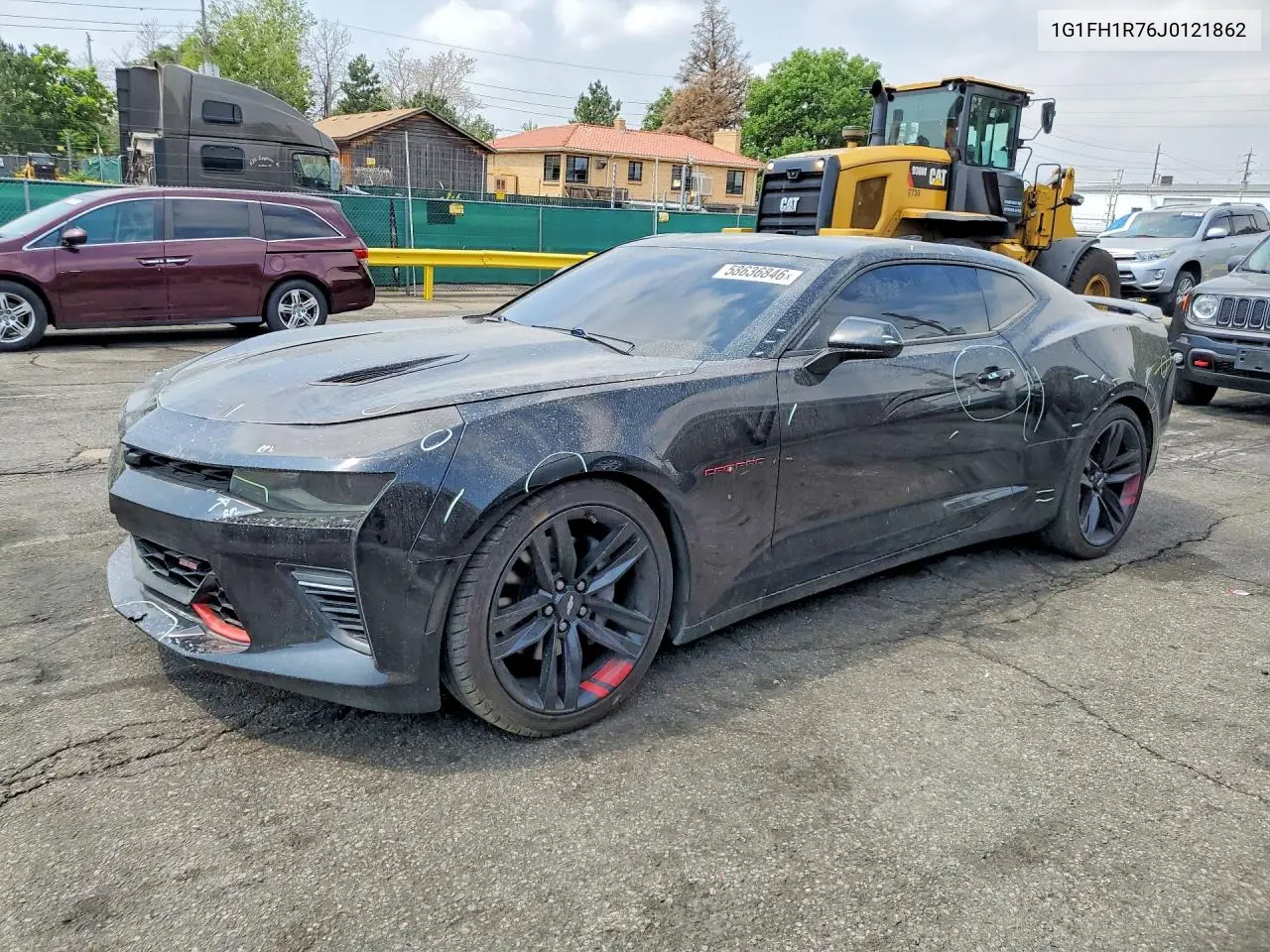 2018 Chevrolet Camaro Ss VIN: 1G1FH1R76J0121862 Lot: 58636846