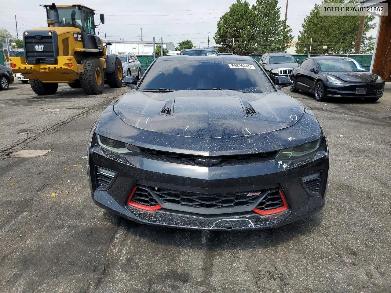2018 Chevrolet Camaro Ss VIN: 1G1FH1R76J0121862 Lot: 58636846