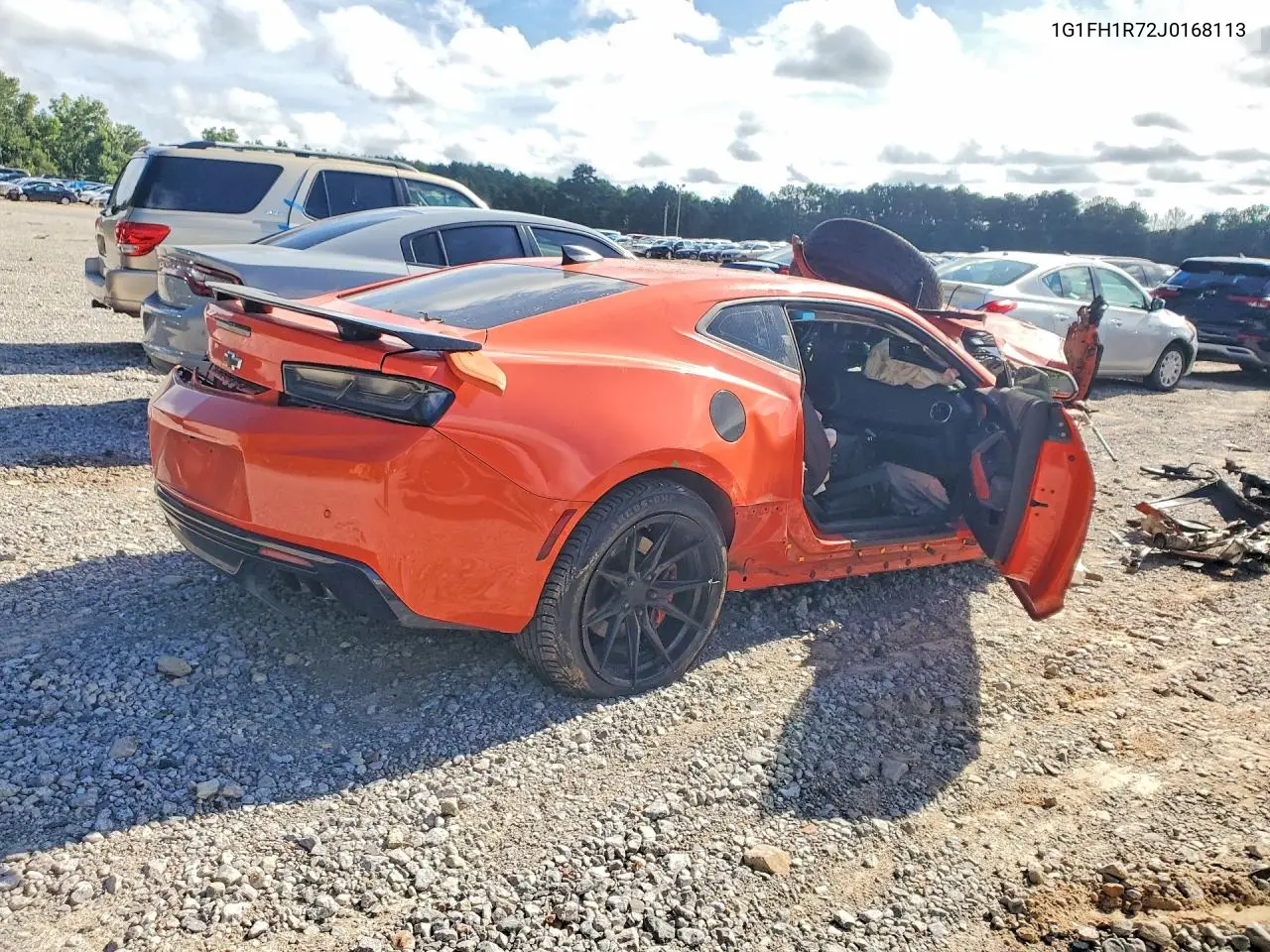 2018 Chevrolet Camaro Ss VIN: 1G1FH1R72J0168113 Lot: 59983826