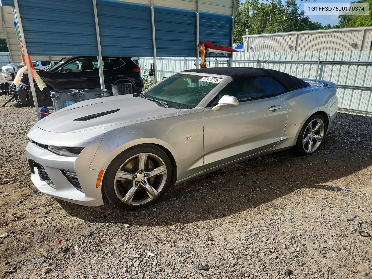 2018 Chevrolet Camaro Ss VIN: 1G1FF3D76J0170374 Lot: 60161526