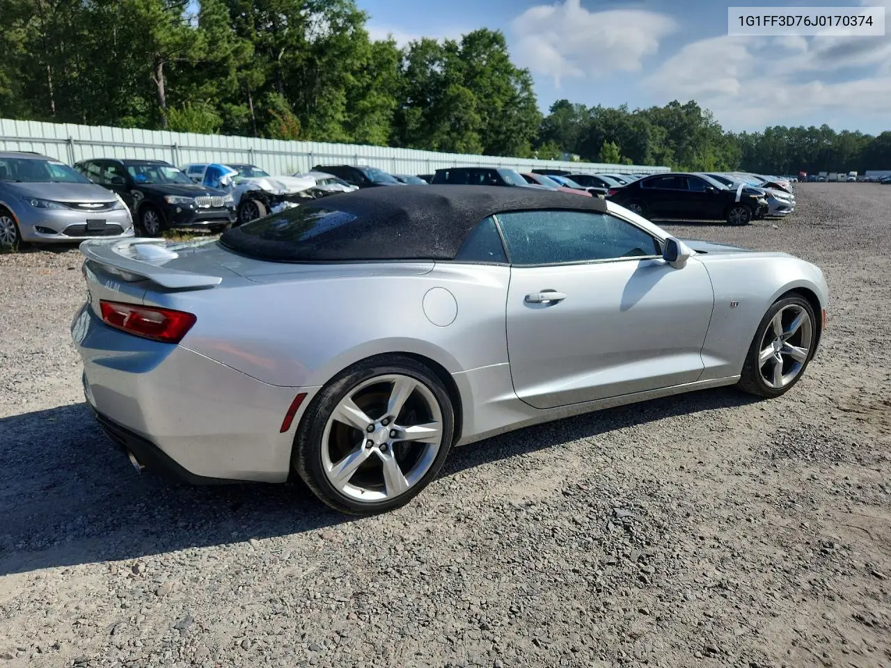 2018 Chevrolet Camaro Ss VIN: 1G1FF3D76J0170374 Lot: 60161526
