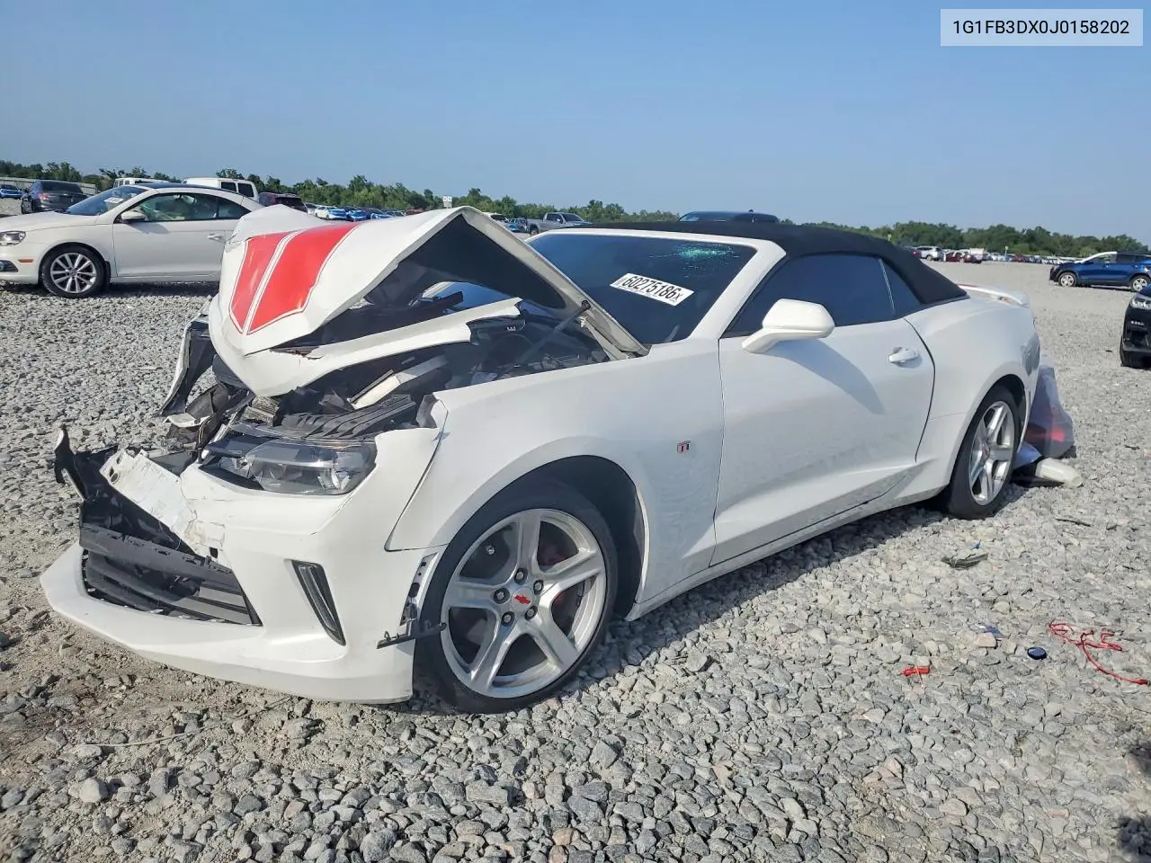 2018 Chevrolet Camaro Lt VIN: 1G1FB3DX0J0158202 Lot: 60275186