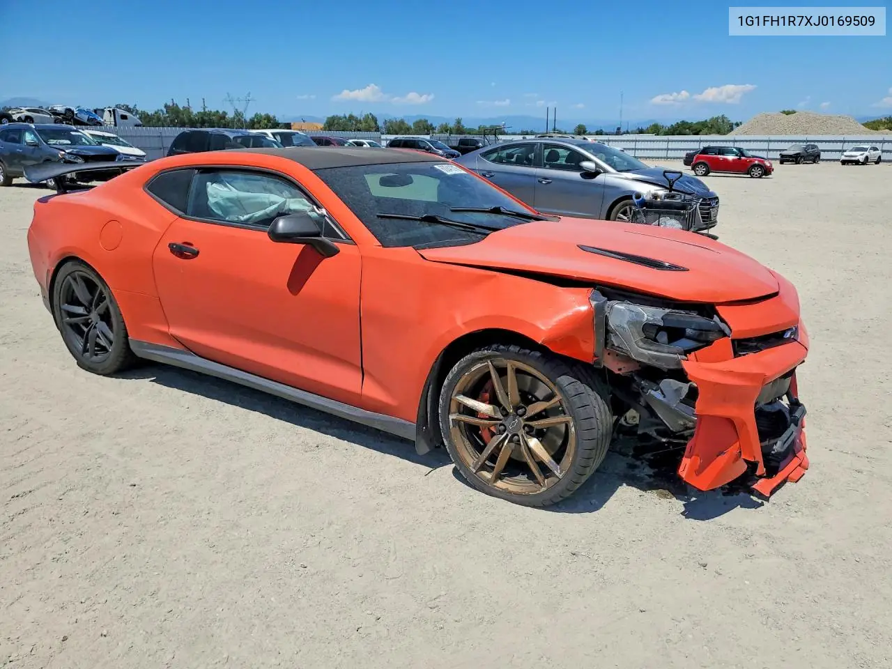 2018 Chevrolet Camaro Ss VIN: 1G1FH1R7XJ0169509 Lot: 60841316