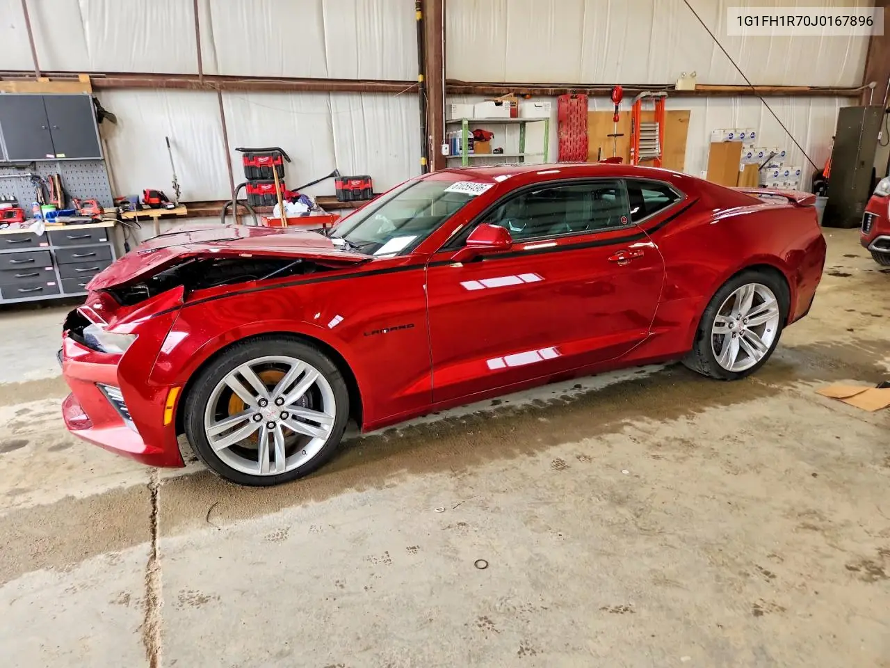 2018 Chevrolet Camaro Ss VIN: 1G1FH1R70J0167896 Lot: 61059496