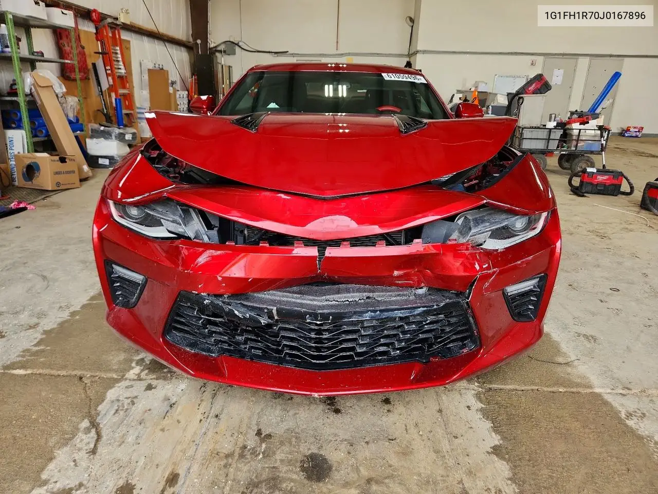 2018 Chevrolet Camaro Ss VIN: 1G1FH1R70J0167896 Lot: 61059496