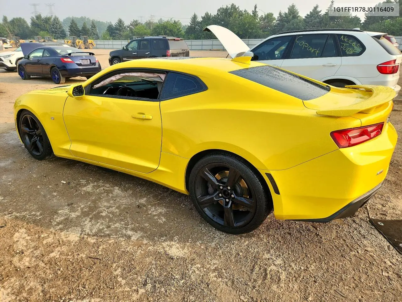 2018 Chevrolet Camaro Ss VIN: 1G1FF1R78J0116409 Lot: 61299456