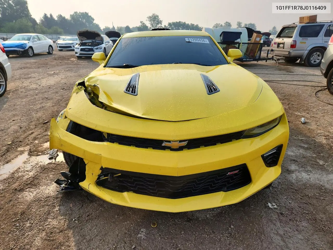 2018 Chevrolet Camaro Ss VIN: 1G1FF1R78J0116409 Lot: 61299456