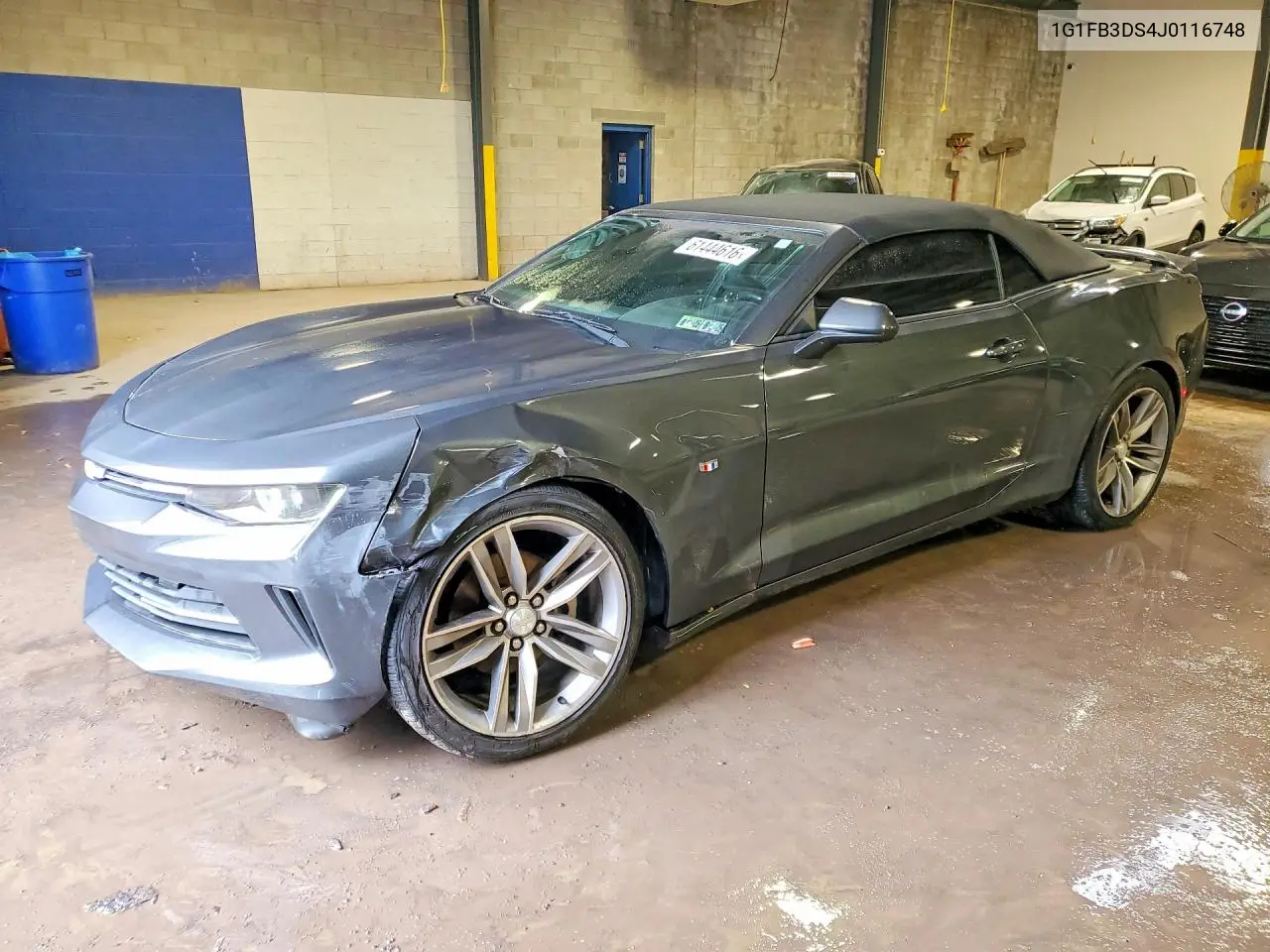 2018 Chevrolet Camaro Lt VIN: 1G1FB3DS4J0116748 Lot: 61444616