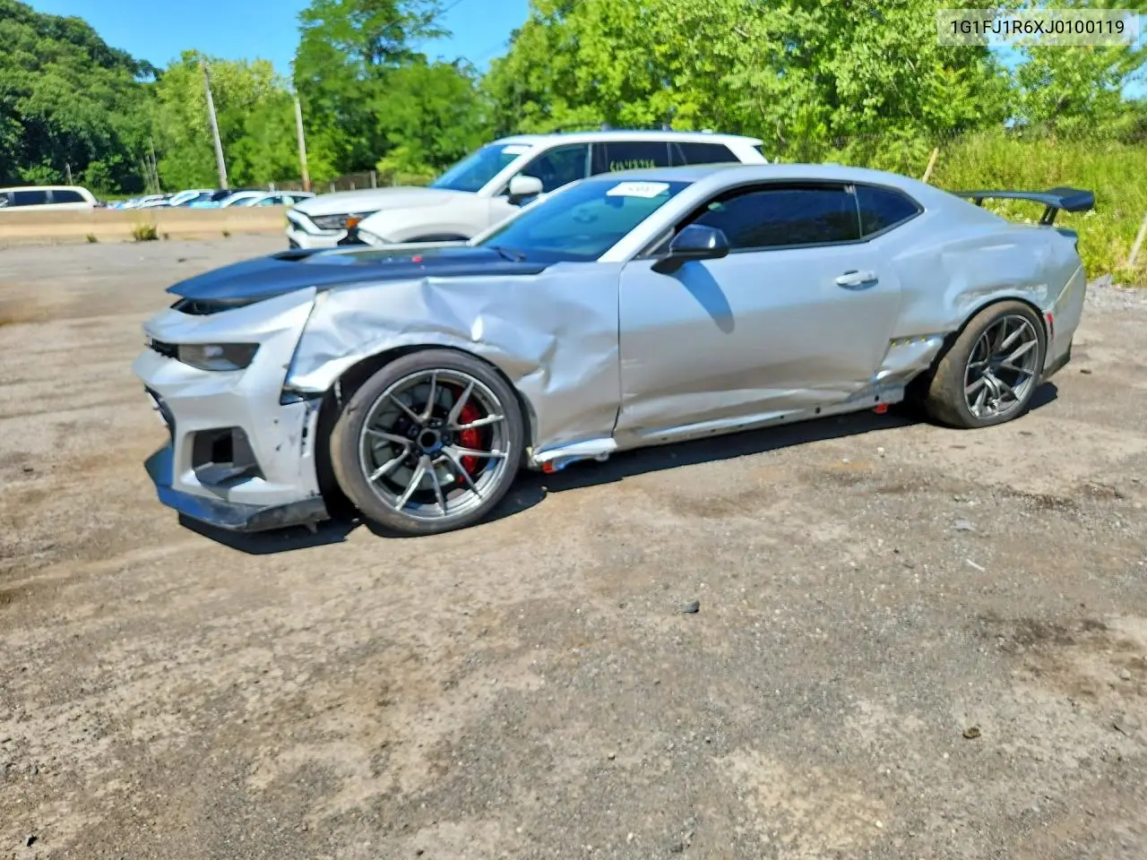 2018 Chevrolet Camaro Zl1 VIN: 1G1FJ1R6XJ0100119 Lot: 61849866
