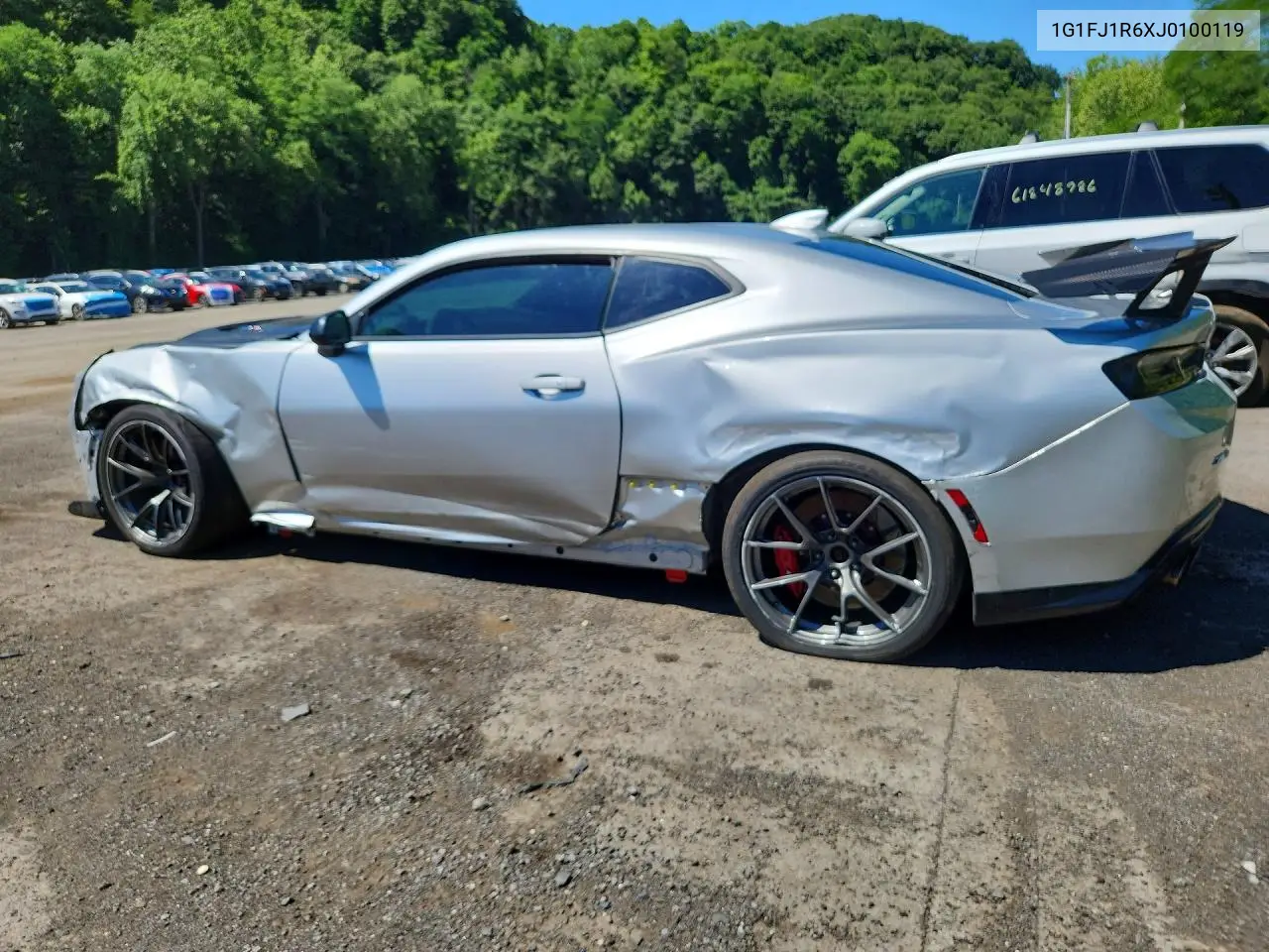 2018 Chevrolet Camaro Zl1 VIN: 1G1FJ1R6XJ0100119 Lot: 61849866