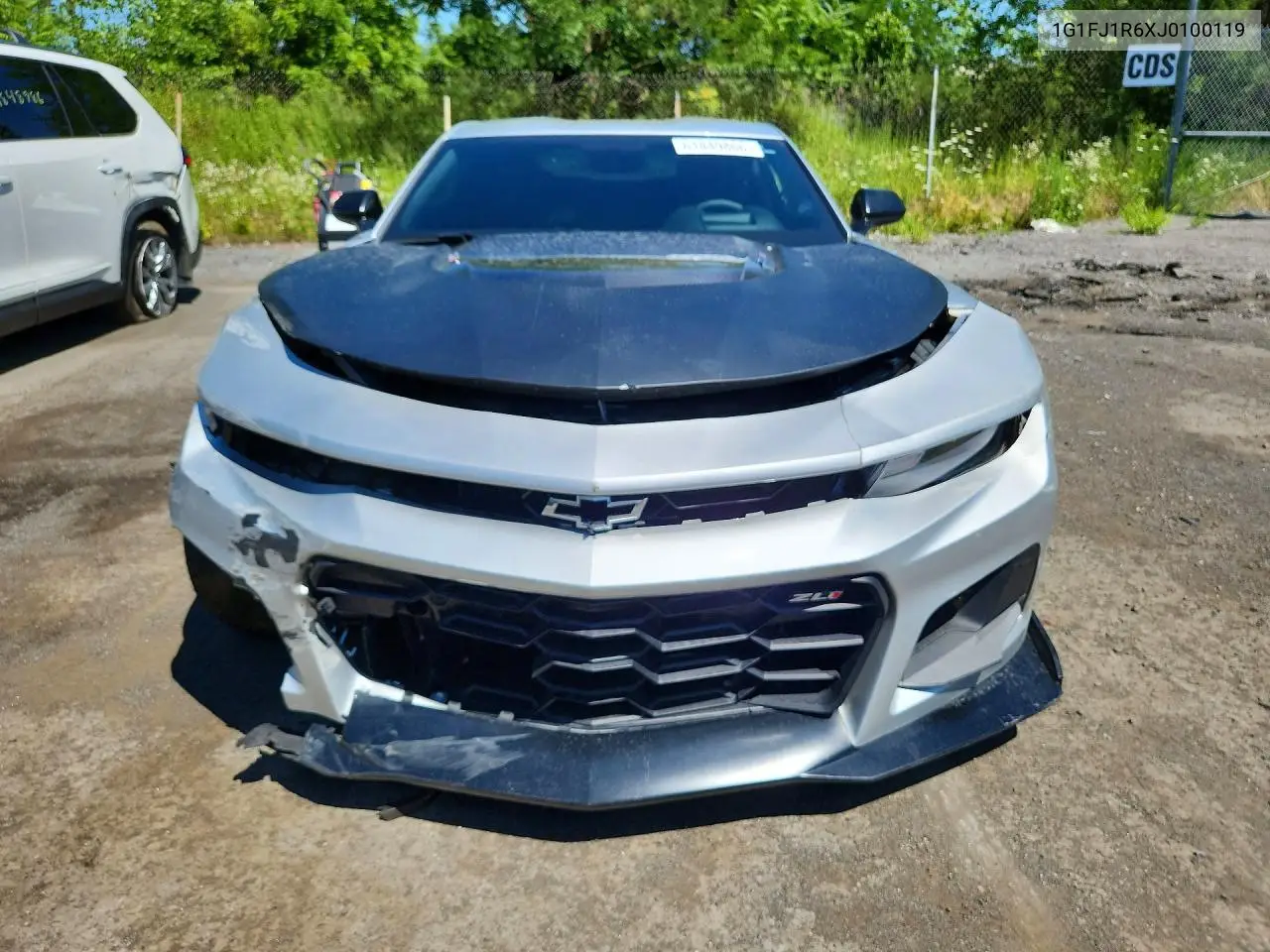 2018 Chevrolet Camaro Zl1 VIN: 1G1FJ1R6XJ0100119 Lot: 61849866