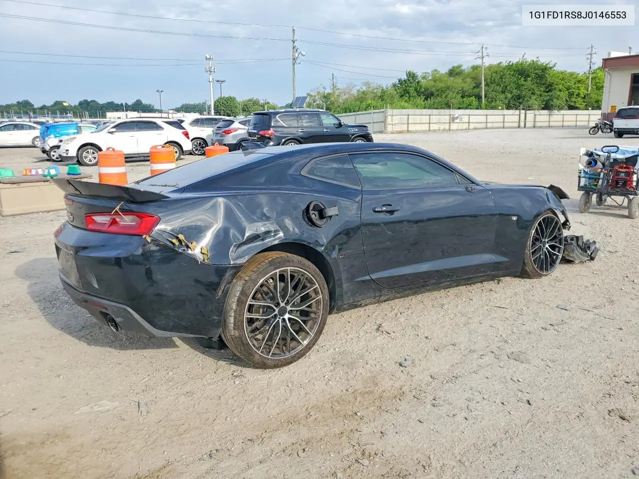 2018 Chevrolet Camaro Lt VIN: 1G1FD1RS8J0146553 Lot: 61863896