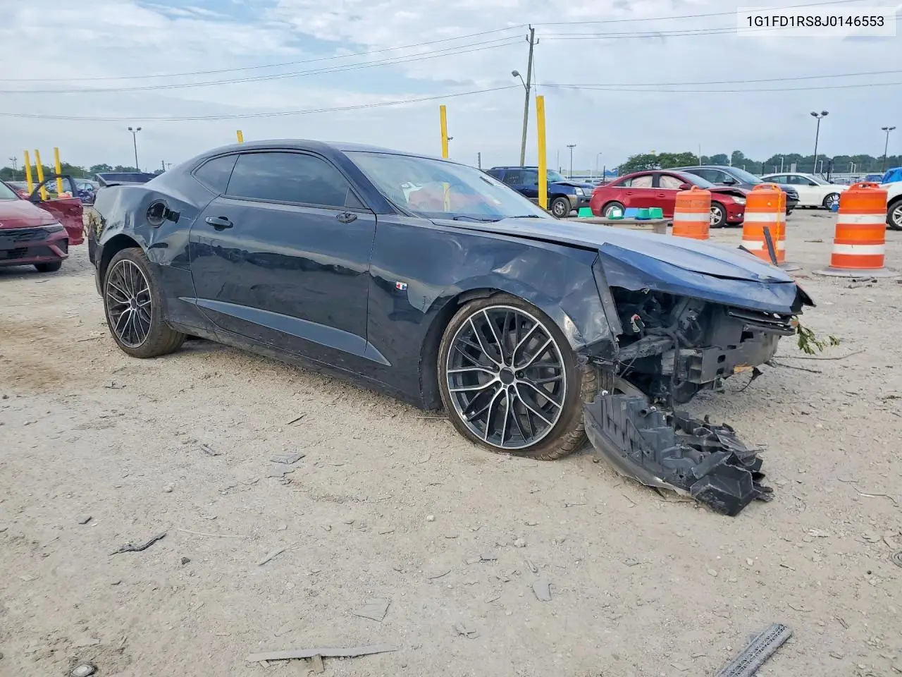 2018 Chevrolet Camaro Lt VIN: 1G1FD1RS8J0146553 Lot: 61863896