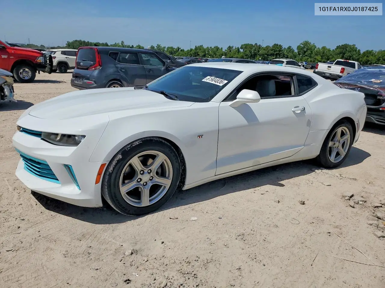 2018 Chevrolet Camaro Ls VIN: 1G1FA1RX0J0187425 Lot: 61904836