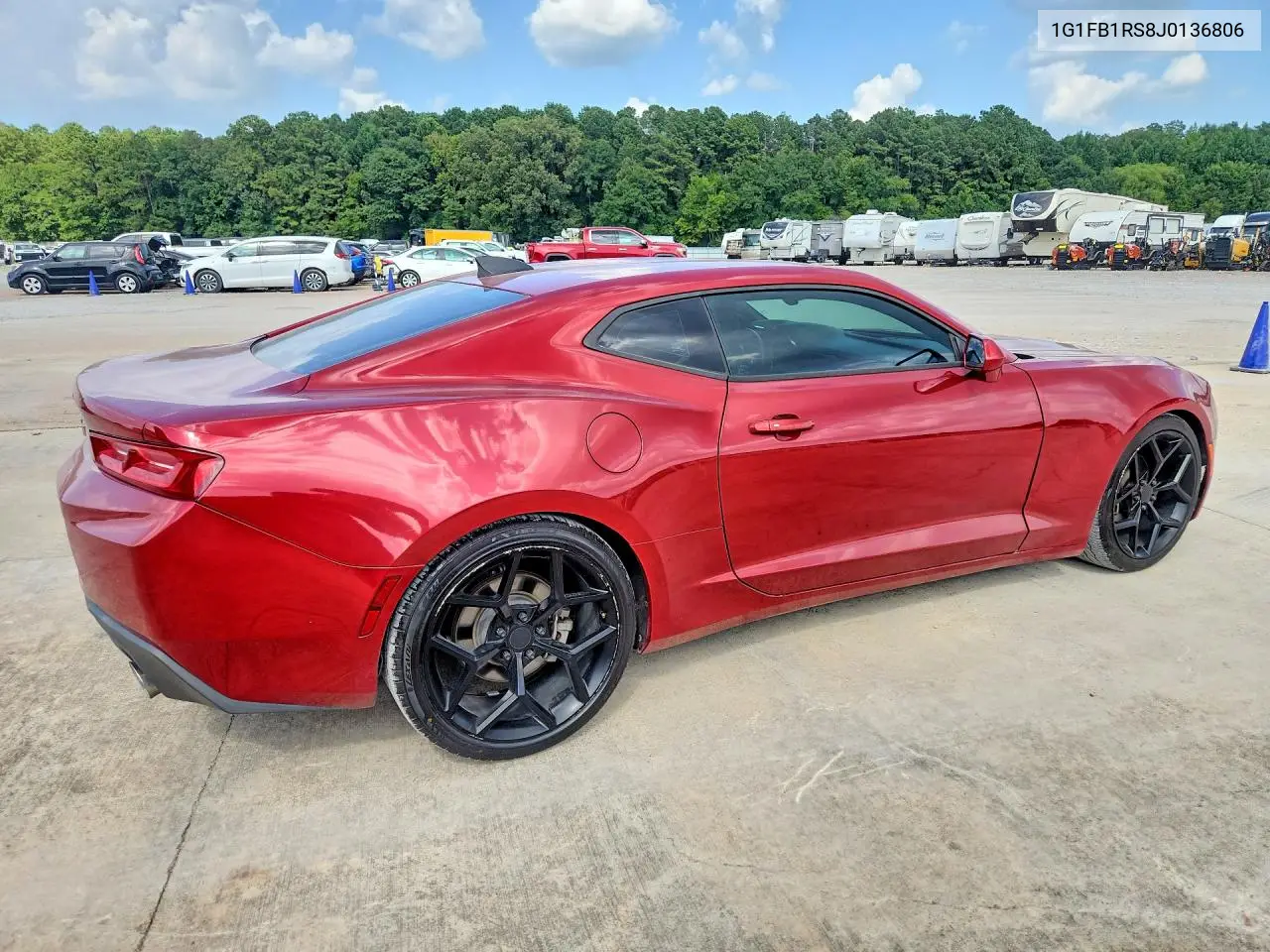 2018 Chevrolet Camaro Lt VIN: 1G1FB1RS8J0136806 Lot: 62119876