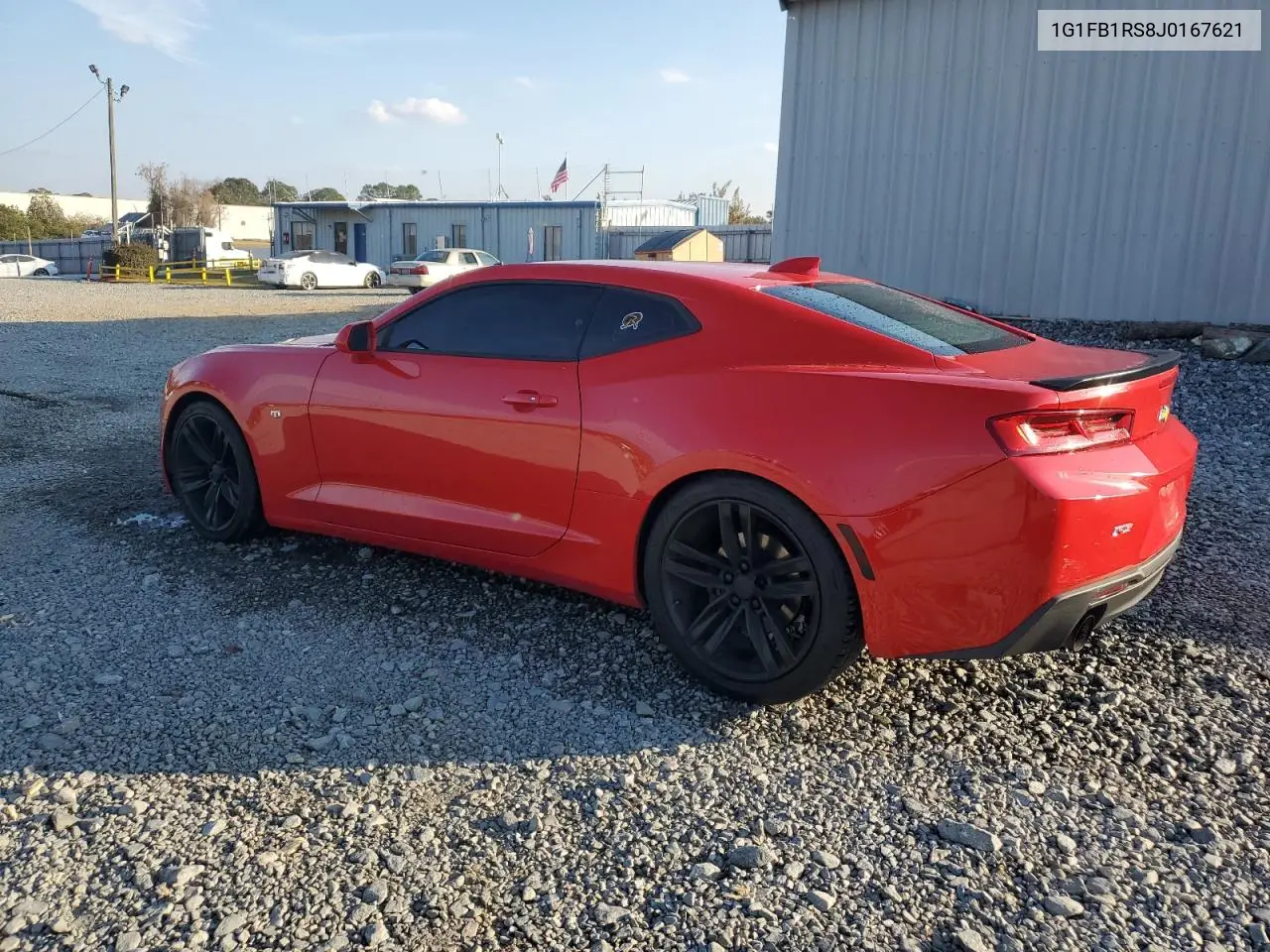 1G1FB1RS8J0167621 2018 Chevrolet Camaro Lt