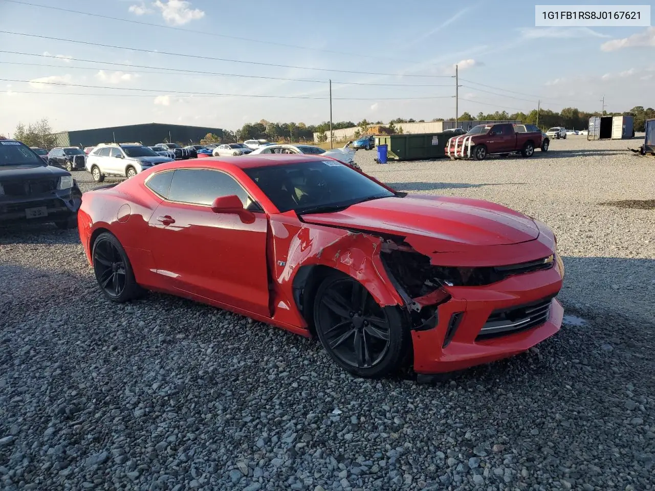 1G1FB1RS8J0167621 2018 Chevrolet Camaro Lt