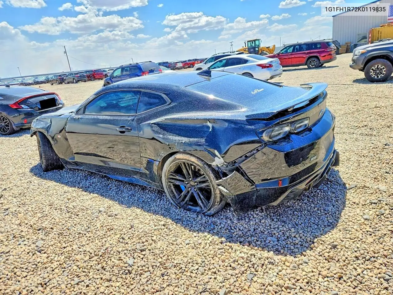 2019 Chevrolet Camaro Ss VIN: 1G1FH1R72K0119835 Lot: 53834176