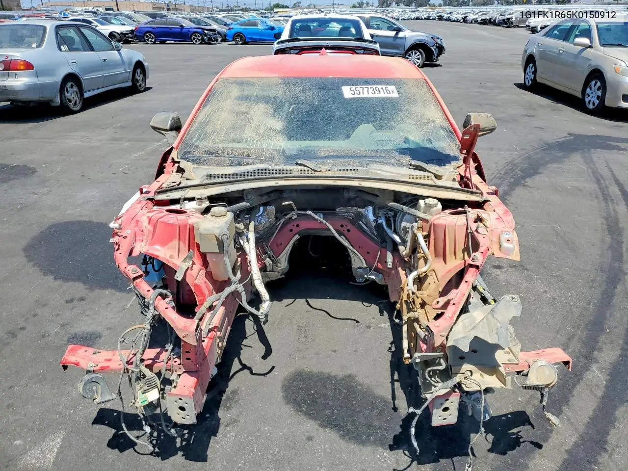 2019 Chev Camaro VIN: 1G1FK1R65K0150912 Lot: 55773916