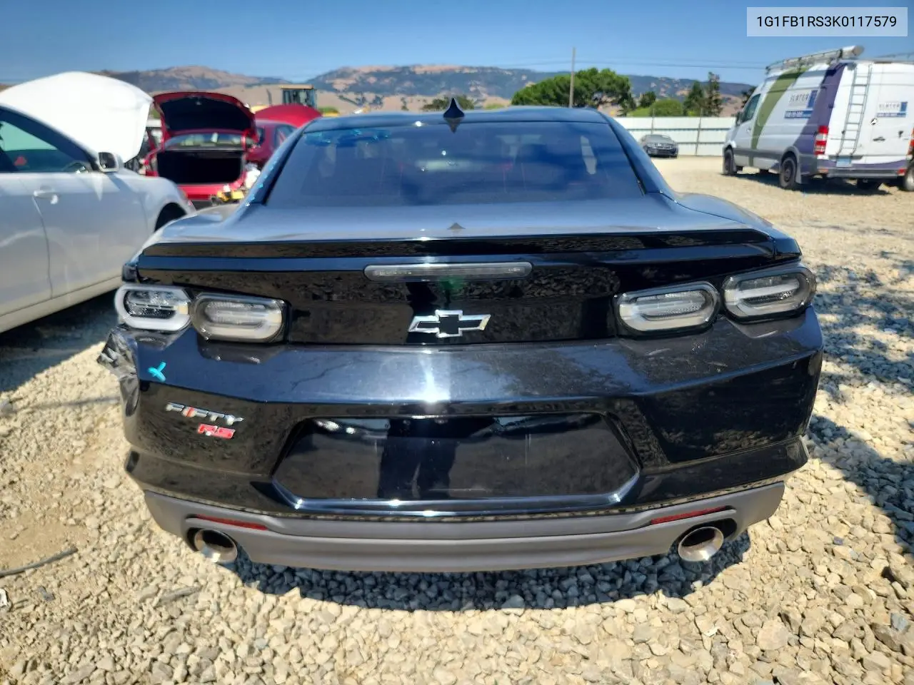 2019 Chevrolet Camaro Ls VIN: 1G1FB1RS3K0117579 Lot: 57020056
