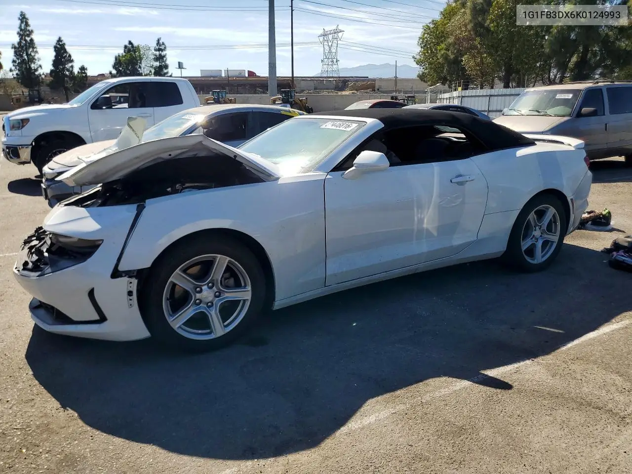2019 Chevrolet Camaro Ls VIN: 1G1FB3DX6K0124993 Lot: 57446816