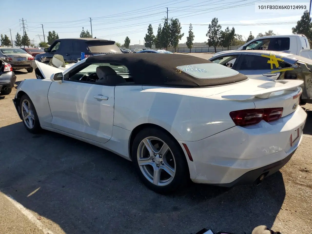 2019 Chevrolet Camaro Ls VIN: 1G1FB3DX6K0124993 Lot: 57446816