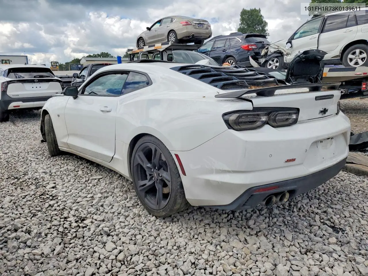 2019 Chevrolet Camaro Ss VIN: 1G1FH1R73K0139611 Lot: 58380936