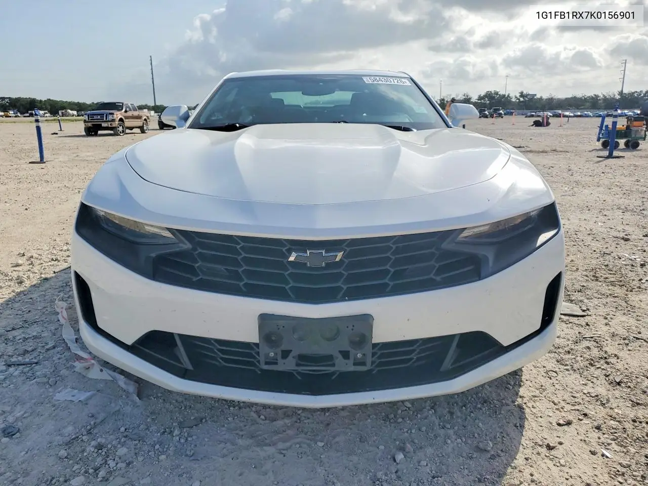 2019 Chevrolet Camaro Ls VIN: 1G1FB1RX7K0156901 Lot: 58430726