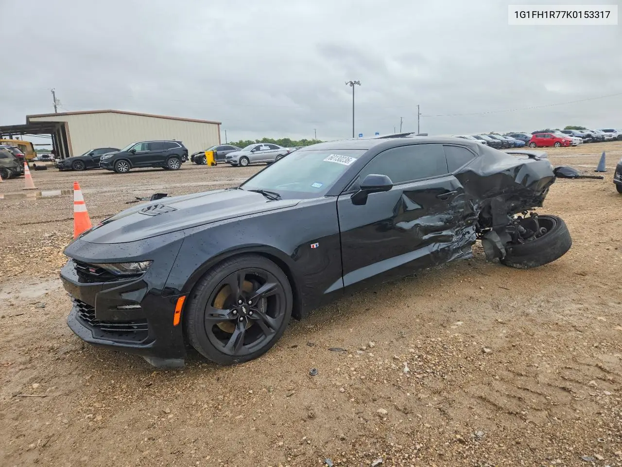 2019 Chevrolet Camaro Ss VIN: 1G1FH1R77K0153317 Lot: 60130236
