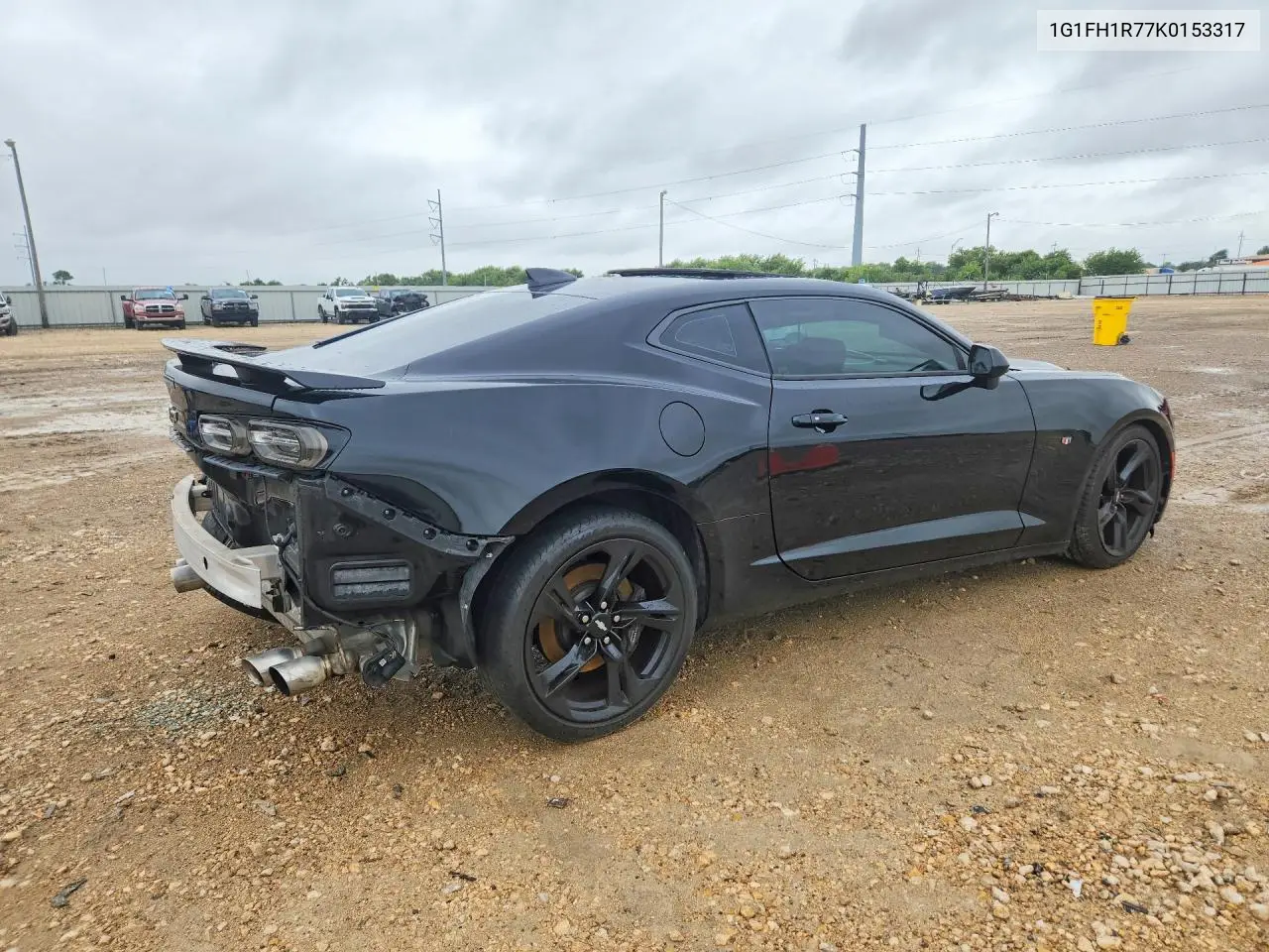 2019 Chevrolet Camaro Ss VIN: 1G1FH1R77K0153317 Lot: 60130236