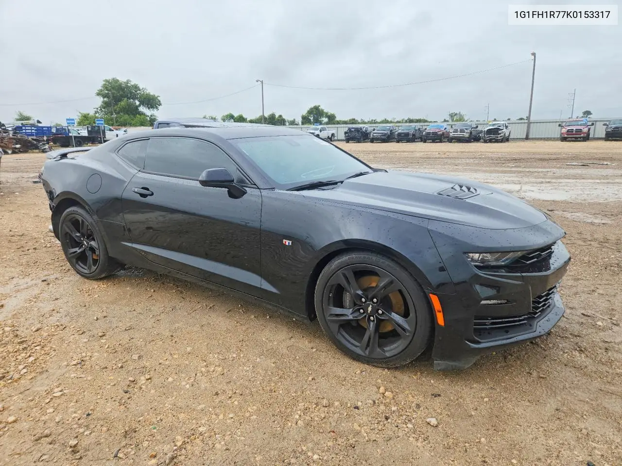 2019 Chevrolet Camaro Ss VIN: 1G1FH1R77K0153317 Lot: 60130236