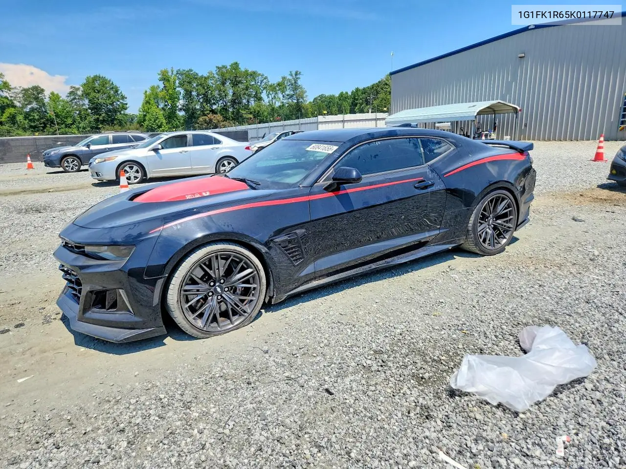 2019 Chevrolet Camaro Zl1 VIN: 1G1FK1R65K0117747 Lot: 60841656