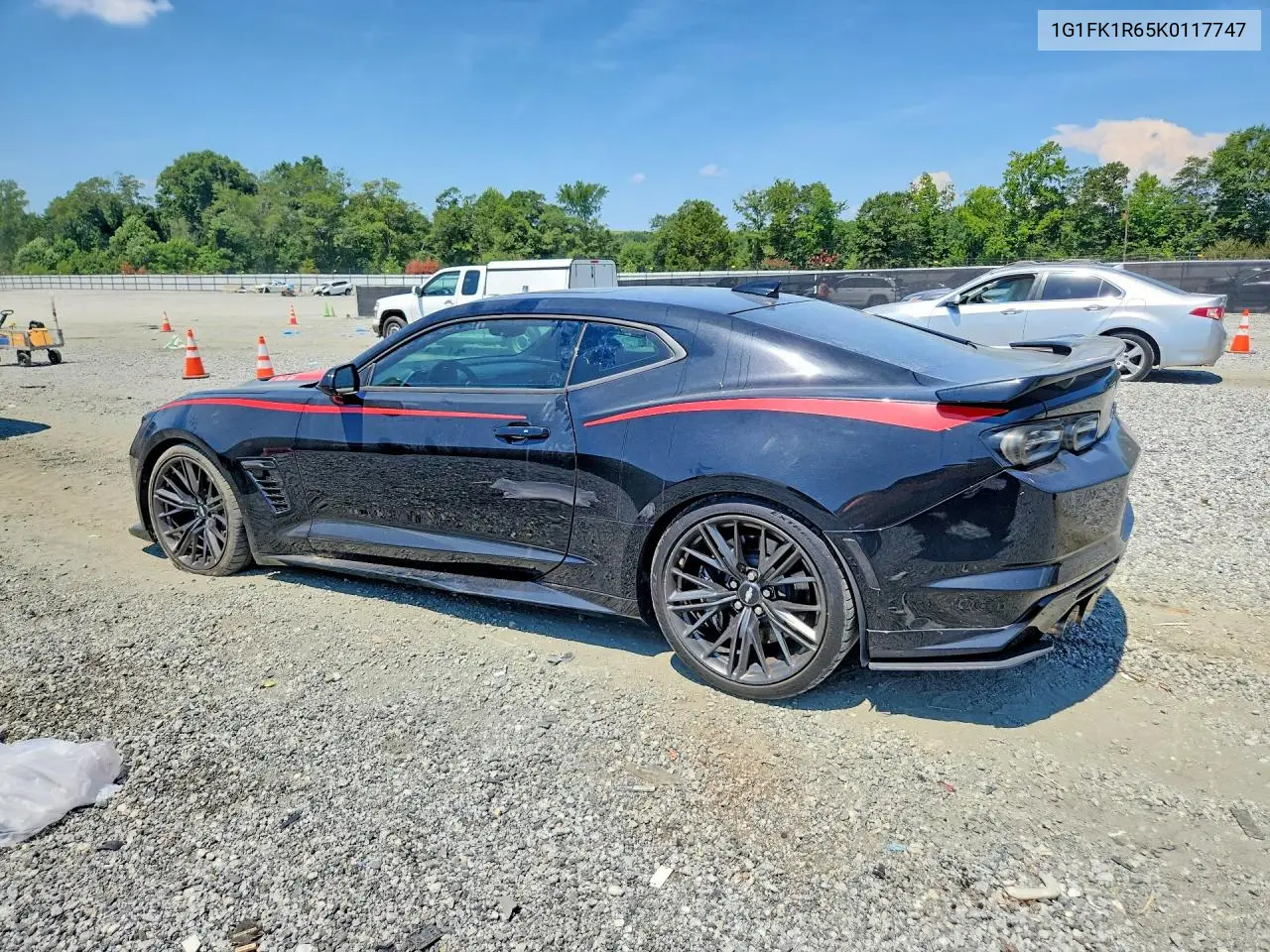2019 Chevrolet Camaro Zl1 VIN: 1G1FK1R65K0117747 Lot: 60841656