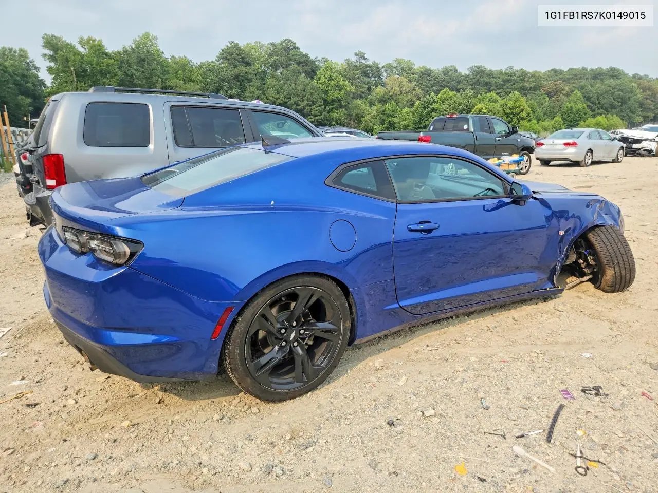 2019 Chevrolet Camaro Ls VIN: 1G1FB1RS7K0149015 Lot: 61078336