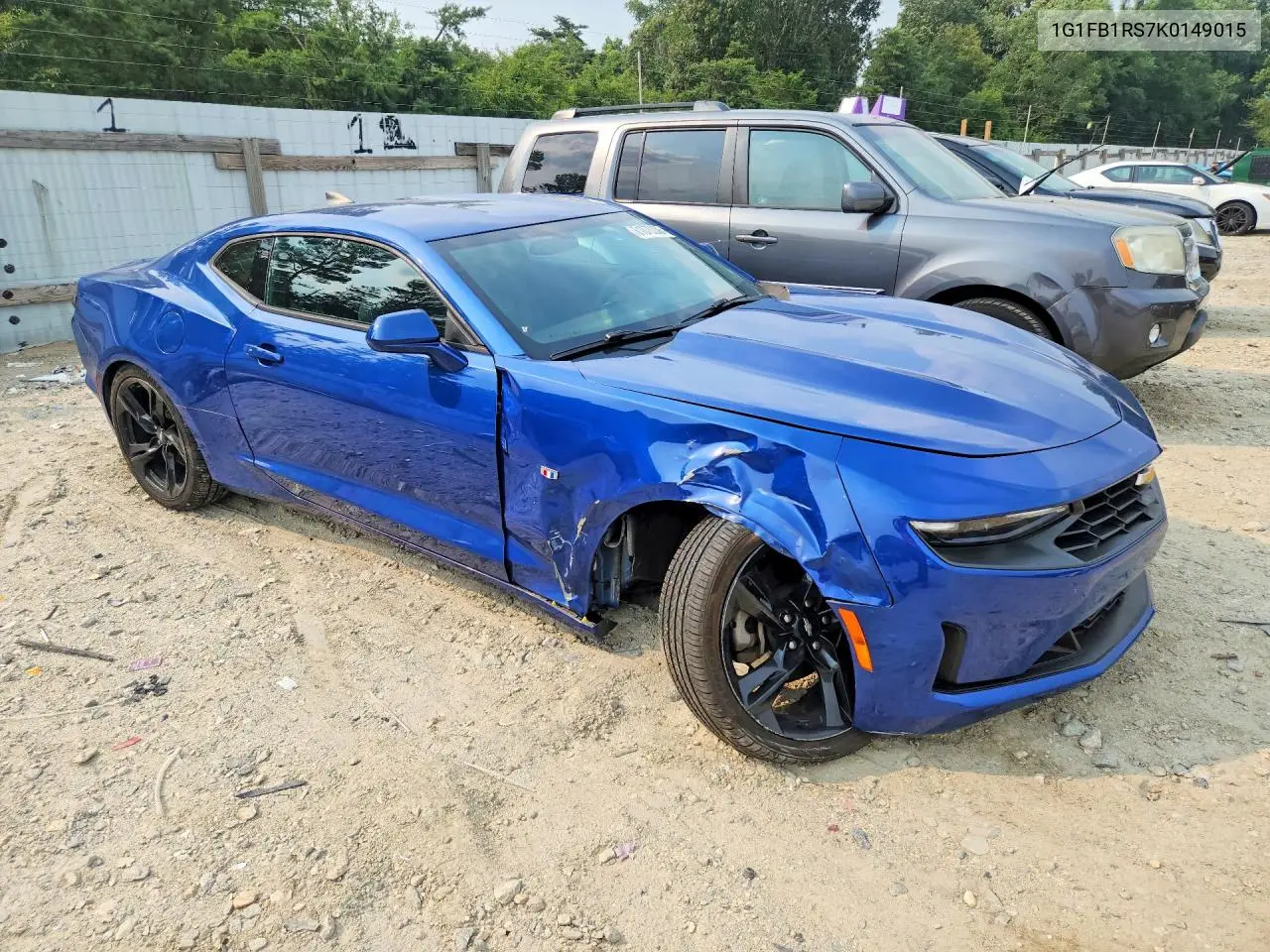 2019 Chevrolet Camaro Ls VIN: 1G1FB1RS7K0149015 Lot: 61078336