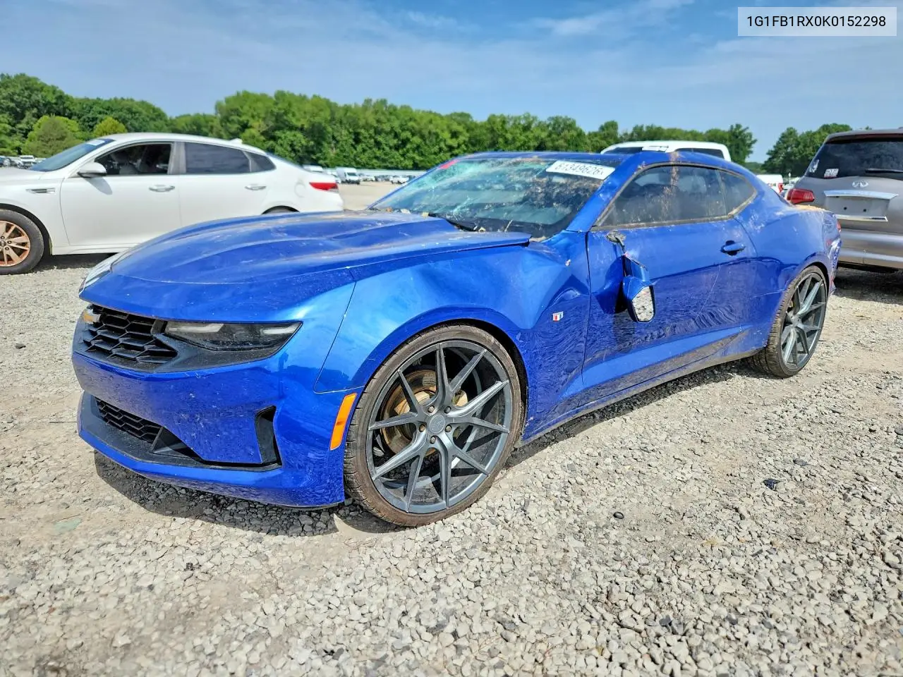 2019 Chevrolet Camaro Ls VIN: 1G1FB1RX0K0152298 Lot: 61349626