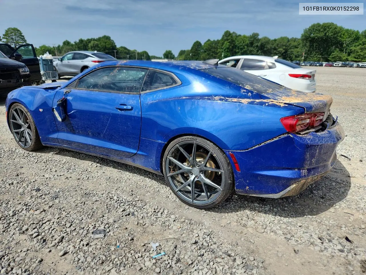 2019 Chevrolet Camaro Ls VIN: 1G1FB1RX0K0152298 Lot: 61349626
