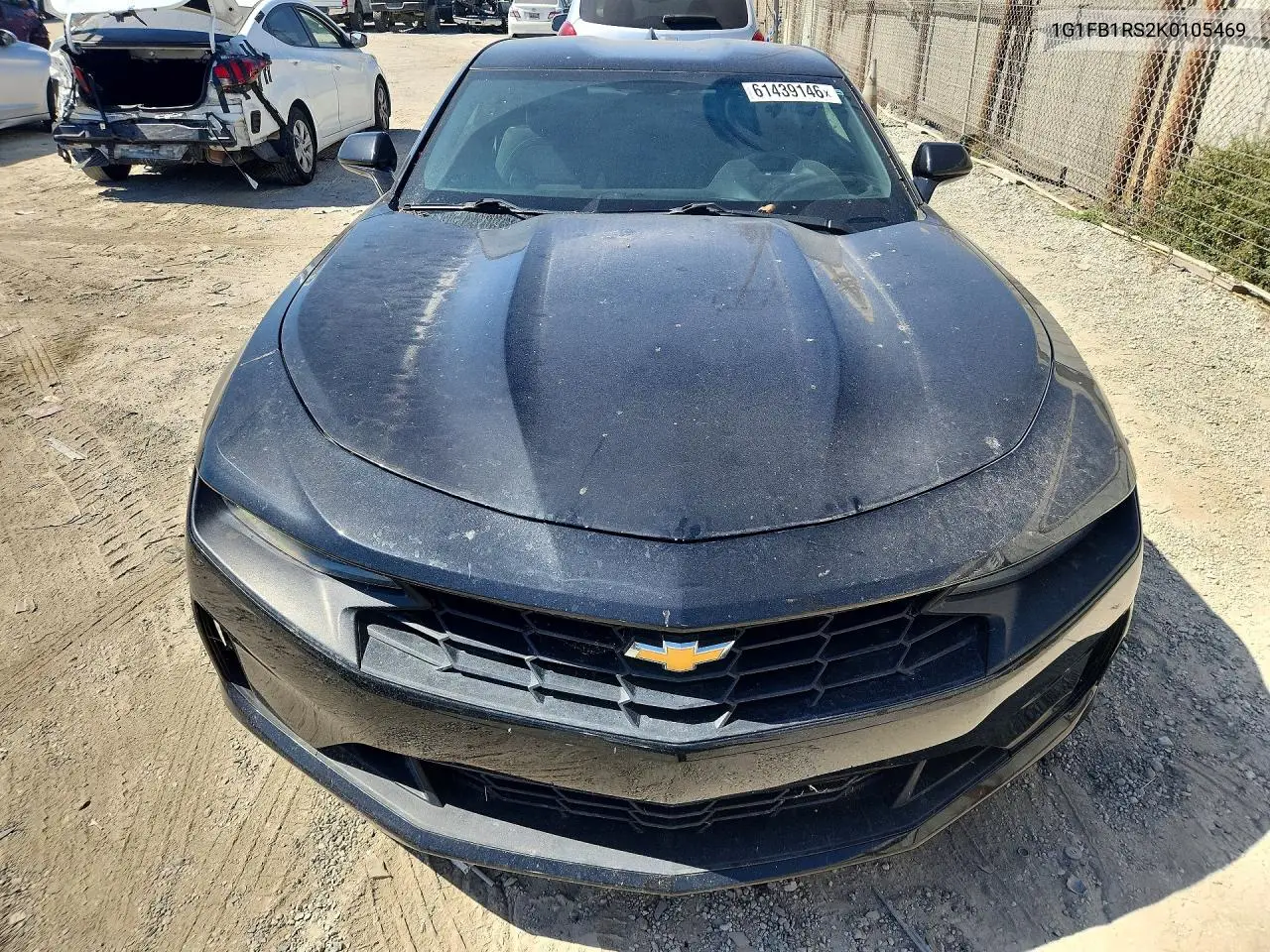 2019 Chevrolet Camaro Ls VIN: 1G1FB1RS2K0105469 Lot: 61439146